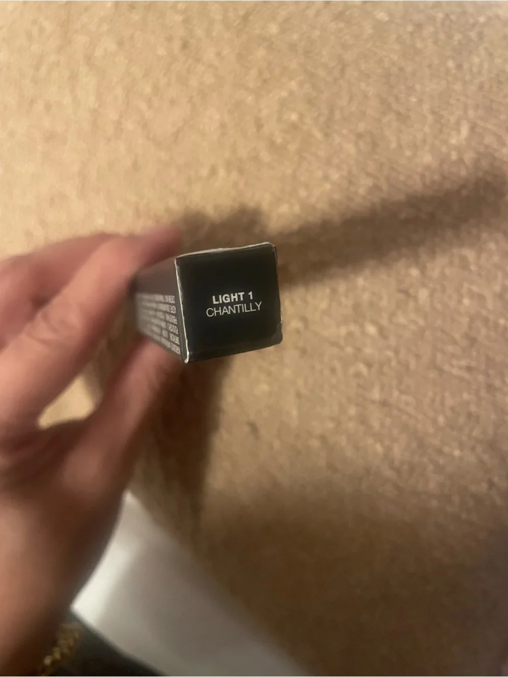 NARS Radiant Creamy Concealer Light 1 CHANTILLY- Black Packaging with White Logo